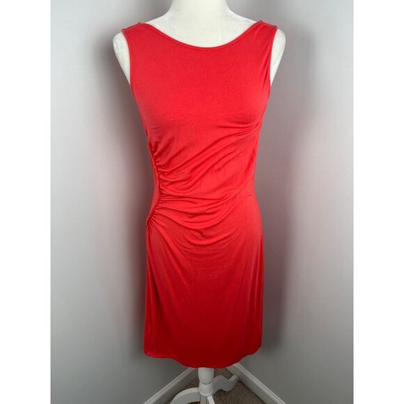 Tommy Bahama Dresses & Skirts - Tommy Bahama Fitted Ruched Midi Dress Small